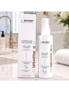 Dr Brandt Soul Dew Essence 3.4 oz Hydration Luminosity Skincare Elixir NIB